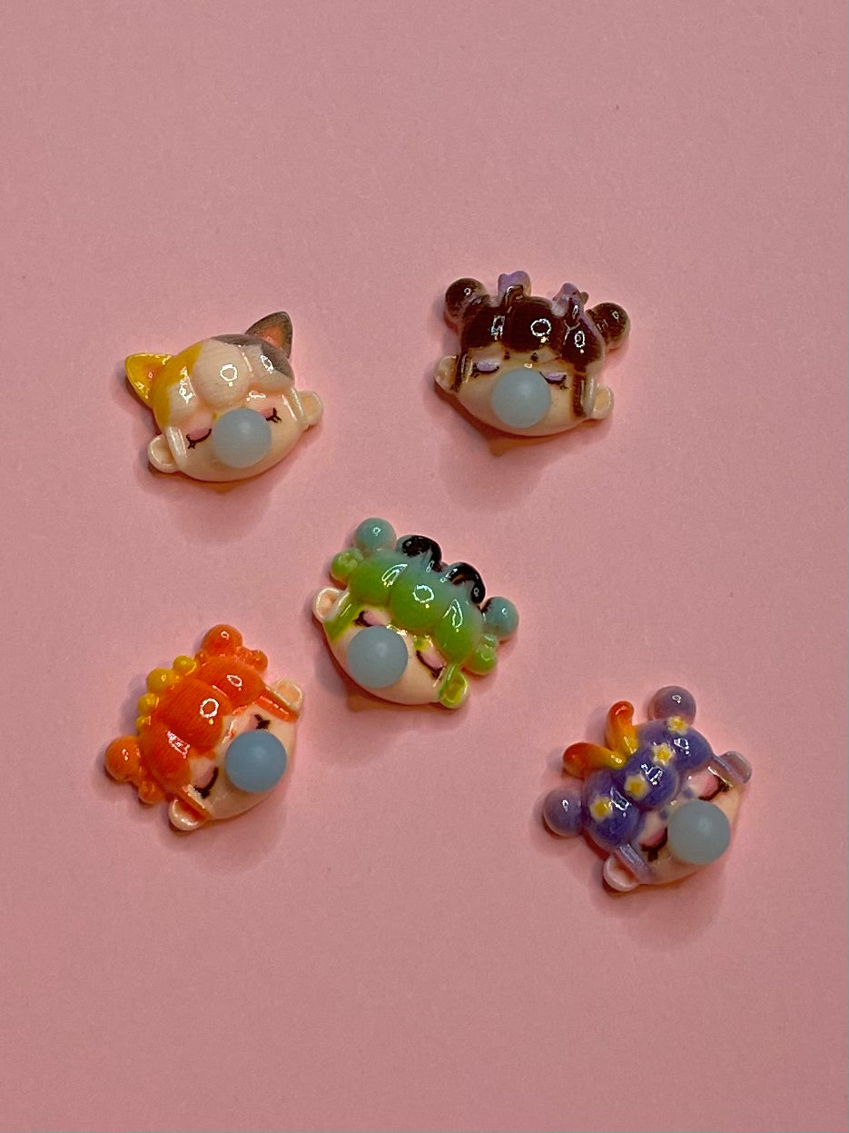 Kawaii Bubble Gal Charms